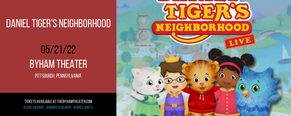 Daniel Tiger's Neighborhood at Byham Theater