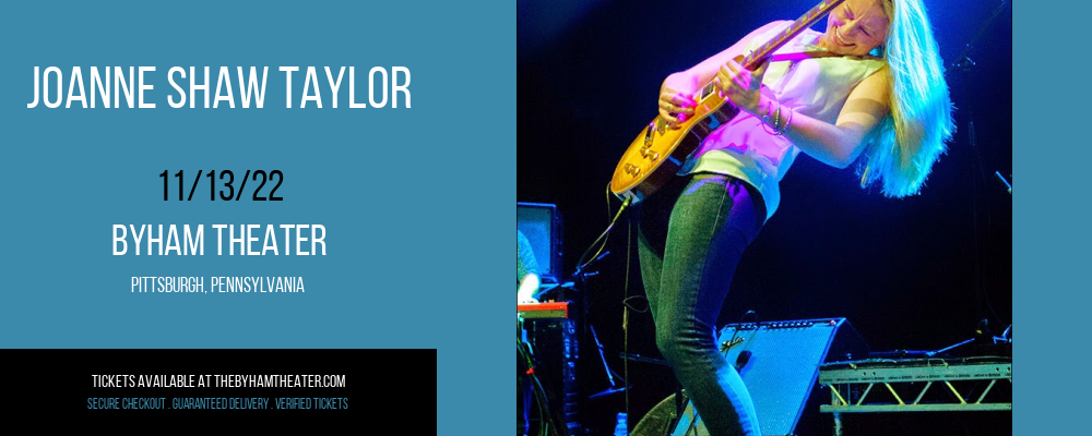 Joanne Shaw Taylor at Byham Theater