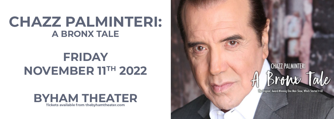 Chazz Palminteri: A Bronx Tale at Byham Theater