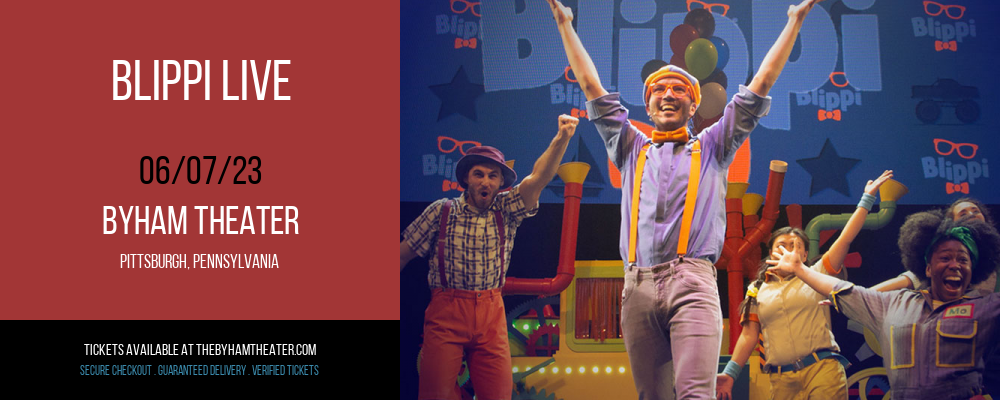 Blippi Live at Byham Theater