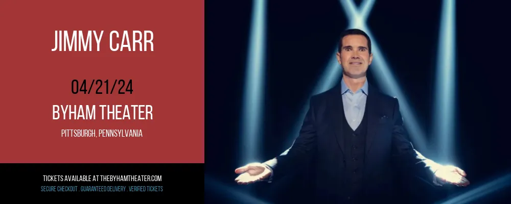 Jimmy Carr at Byham Theater