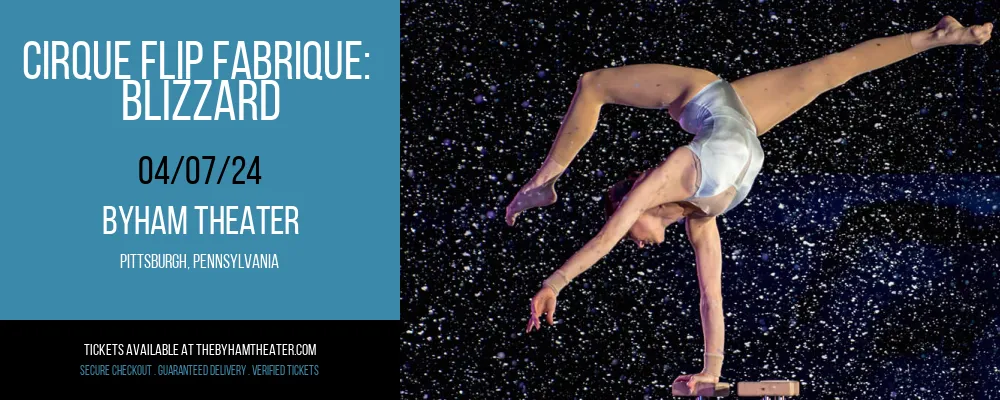 Cirque Flip Fabrique at Byham Theater