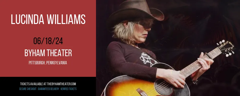 Lucinda Williams at Byham Theater